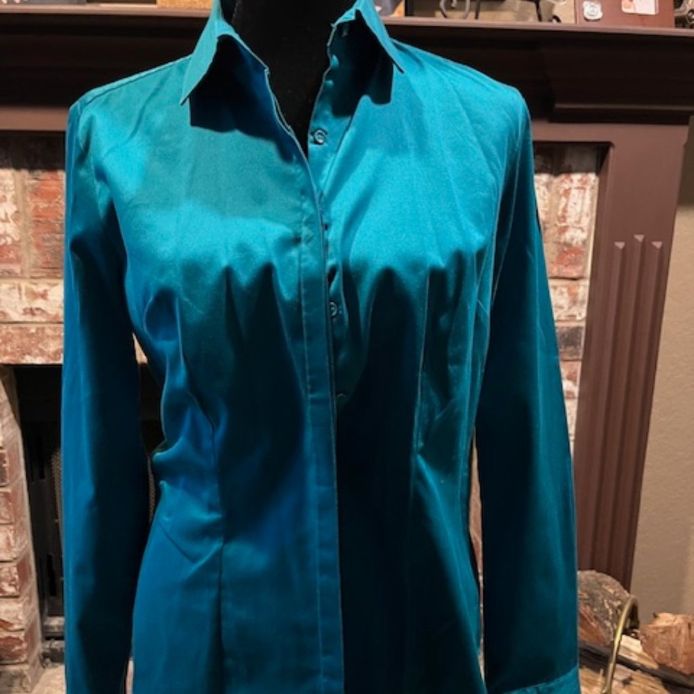 Deep Blue/Teal Dress Shirt - The Limited